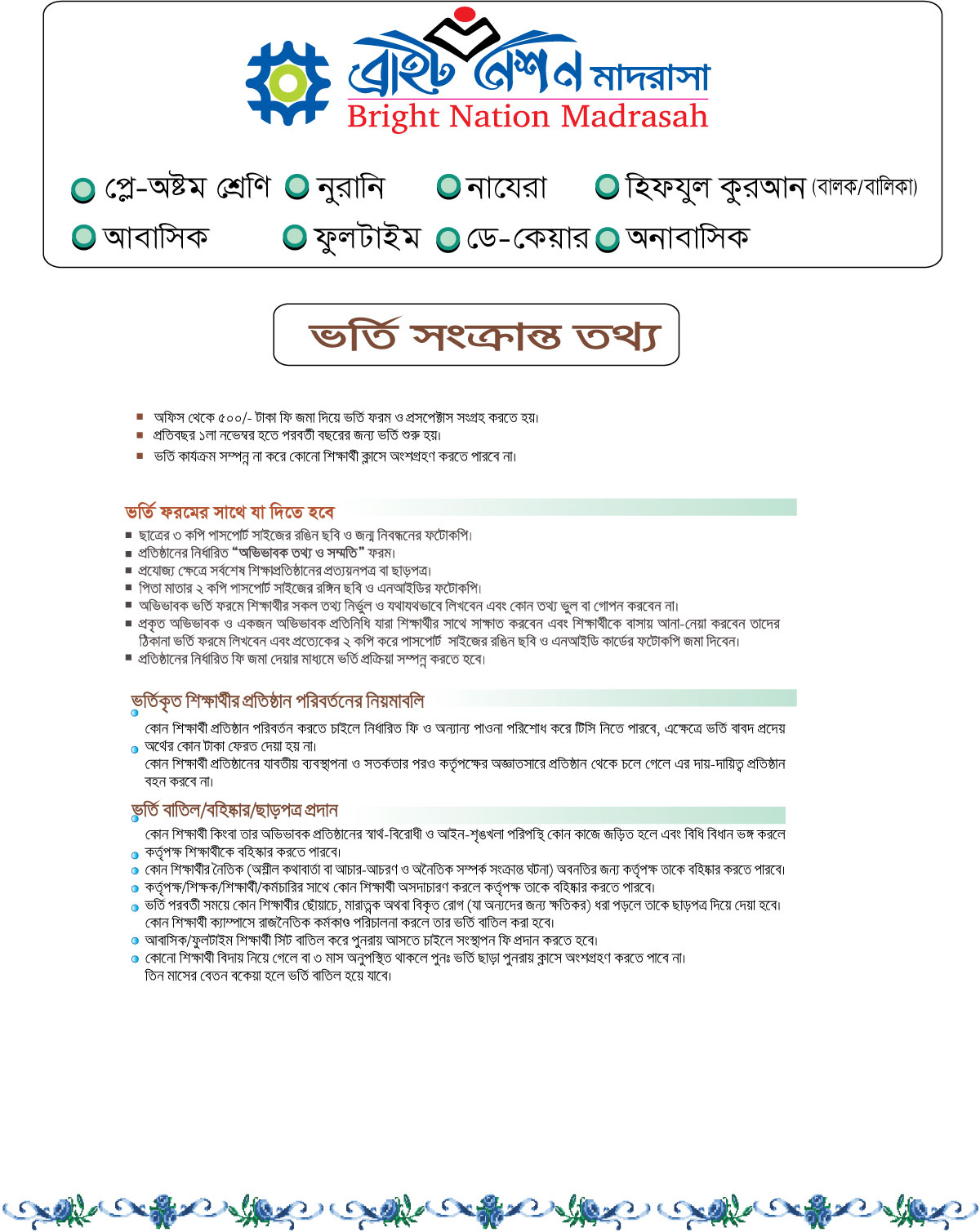 Admission Process